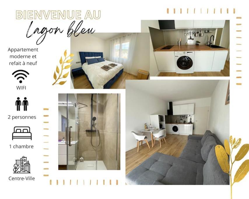 Le Lagon Bleu - Appt Wifi Parking Balcon Le Puy-en-Velay 외부 사진